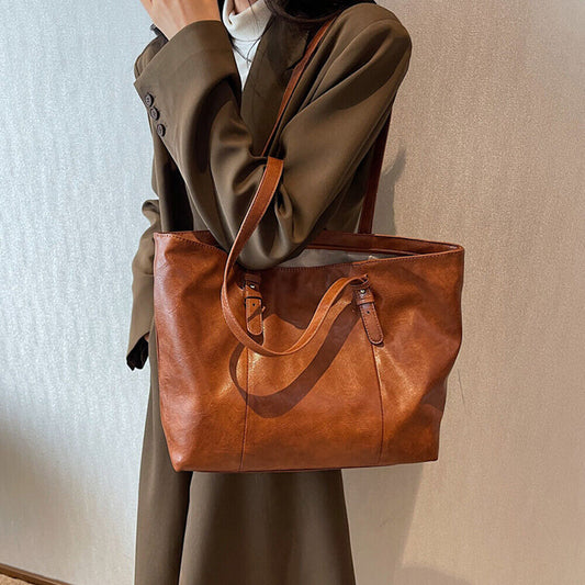 Women Lady Leather Handbag Shoulder Messenger Satchel Tote Crossbody Purse Bag